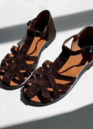 Босоножки натуральные