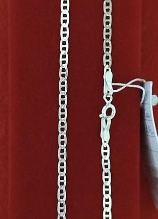 Срібний ланцюжок барли 55см