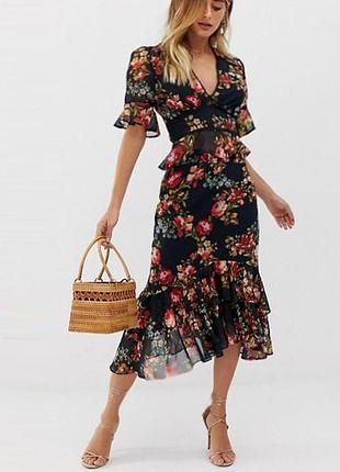 Распродажа комплект hope & ivy костюм asos топ + юбка меди