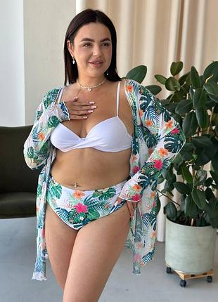 Супер цена 🔥 sale шикарный пляжный комплект купальник с туникой