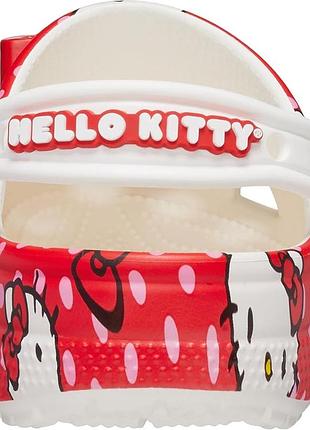 Дитячі крокси hello kitty crocs adult red classic clog