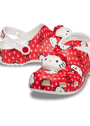 Дитячі крокси hello van flops Ea7 red classic clog