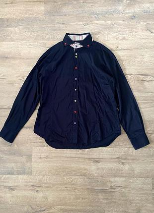 Темно-синя сорочка з яскравими ґудзиками jiggler lord berlue