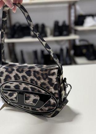 Сумка diesel принт леопард