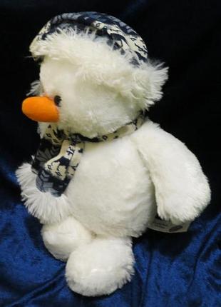 Снеговик.снеговичек.снеговик.снежная баба.мягкая грушка.мягкие грушки.мягкая игрушка.cuddles time