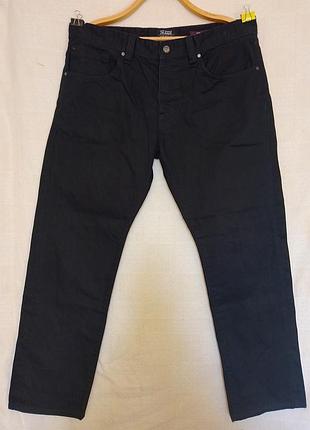 Джинсы мужские jeff banks jeans черного цвета размер 38s (w38/l30). оригинал