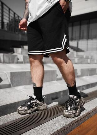 Шорти білі лампас