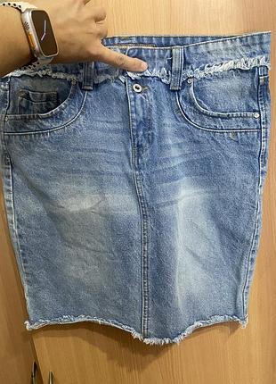 Джинсовая юбка