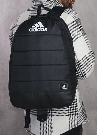 Рюкзак портфель сумка спортивна adidas, рюкзак чорний чоловічий міський adidas