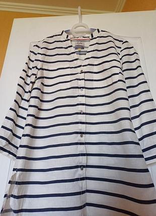 Рубашка женская льняная в морской тематике от heyton