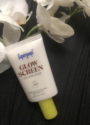 Санскрін spf40 з ефектом засмаги supergoop! glowscreen spf 40 – golden hour