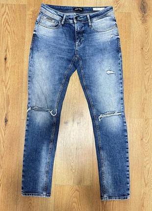Джинсы мужские синие slim antony morato jeans, размер m