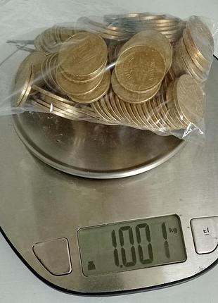 Набор монет 1 грн с 2001 по 2014. вес 1 кг