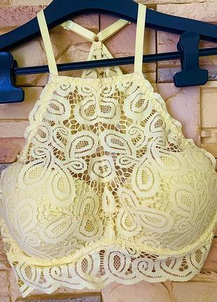 Жіночий бра pink victoria’s secret жовтий