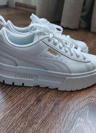 🌿 шкіряні кросівки puma p.36