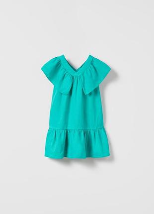 Яскрва сукня zara 100% льон