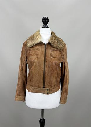 Женская кожаная куртка oakwood
