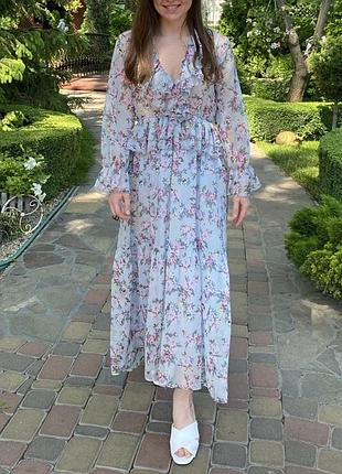Сукня блакитна zara