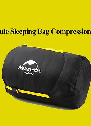 Компрессионный чехол naturehike для спальника 35л 50х30см мешок для хранения вещей