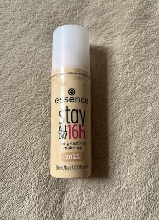 Тональний крем 20 soft nude essence stay all day 16 h long-lasting make-up