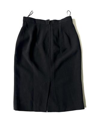 Чорна міді спідниця dolce & gabbana size 40/m