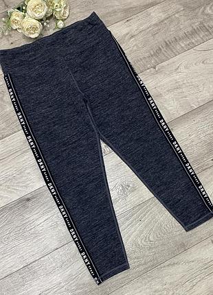 Укороченные леггинсы, спортивные лосины dkny sport, р.l-xl