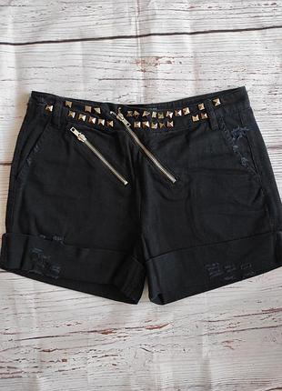 Шорты джинсовые черные