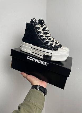 Кеды женские converse x rick tunes dbl Kith hi black