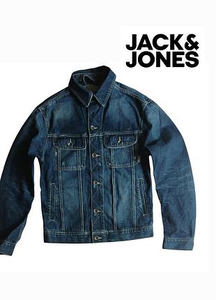Джинсовый пиджак jack & jones, размер m (бирка) куртка