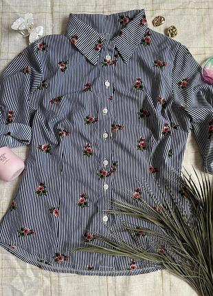 Рубашка в полоску