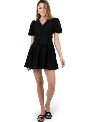 Міні сукня з прошви з відкритою спинкою