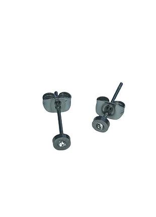 Серьги moss copenhagen 181226 б/р темно/серые