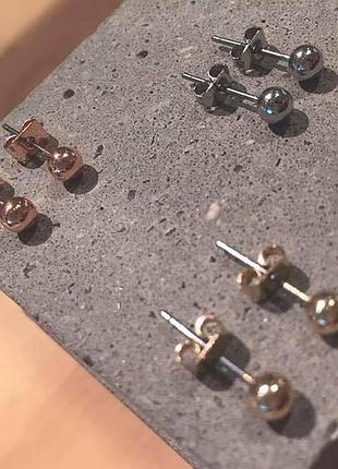 Серьги moss copenhagen 181221 б/р золотистый