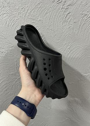 Оригінал! шльопанці/шльопки crocs echo slide (22.5)