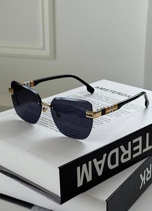 Жіночі окуляри без оправи | uv400 | комплект 🎁 burberry 8961 🕶