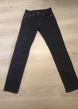 Чоловічі джинси levi's 511 slim fit w30 l34 (темно-сині)