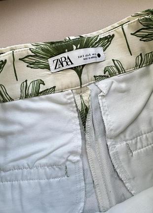 Костюм zara топ та шорти з бавовни 7