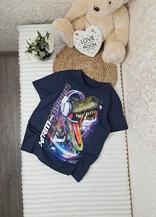 Футболка с динозавром george 5-6 лет