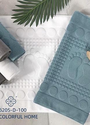 Рушник коврик 50х70 для ног махровый, 100% хлопок