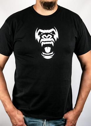 Футболка з принтом , fruit of the loom, розмір l, xl