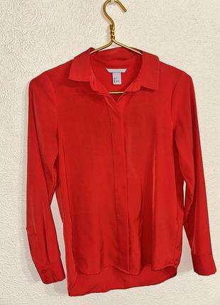 Червона блуза h&m