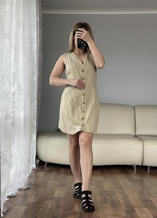 Шикарна лляна сукня жакет