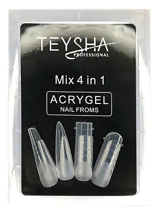 Верхні форми для нарощування teysha mix 4in1