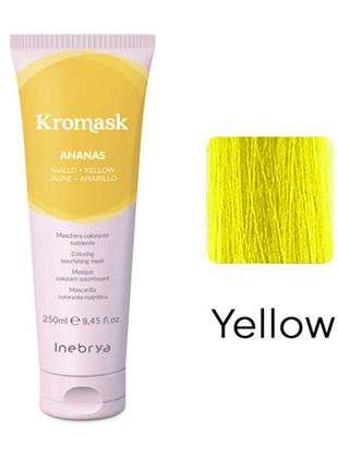 Тонирующая маска для волос inebrya kroмask coloring nourishing mask, 250 мл