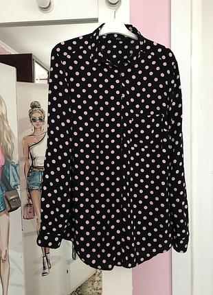 Блуза в горохи