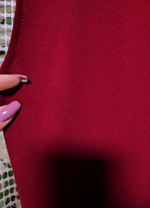 Сукня кольору бордо4 фото