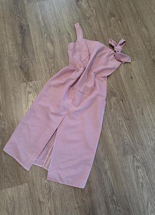 Платье с разрезом в полоскуolko m