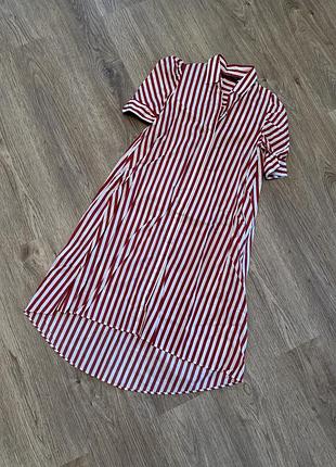 Довга сукня у смужку zara xs
