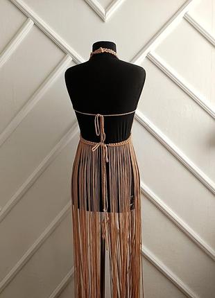 Сукня макраме в стилі boho