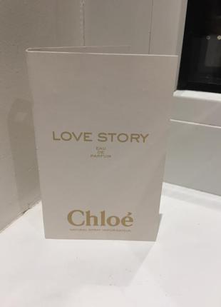 Chloe love story - парфюмированная вода (пробник) (1.2ml)2 фото